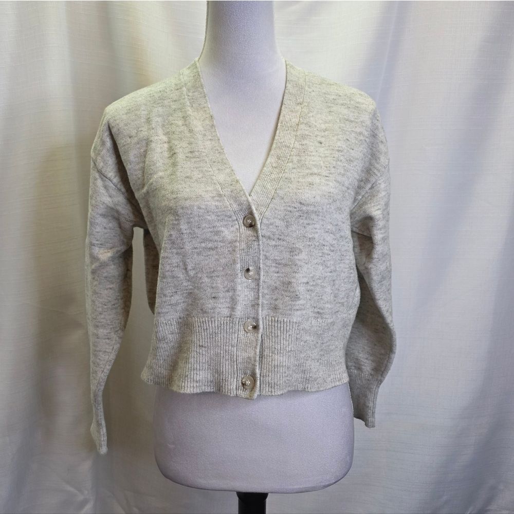 CALIA by Carrie Underwood Cropped Cardigan Sweater Size Large